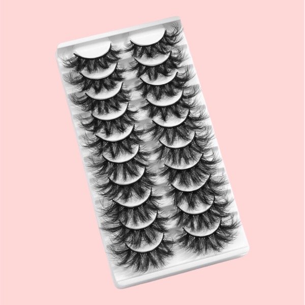 Producto - 10 Pares de Pestañas Súper Tupidas