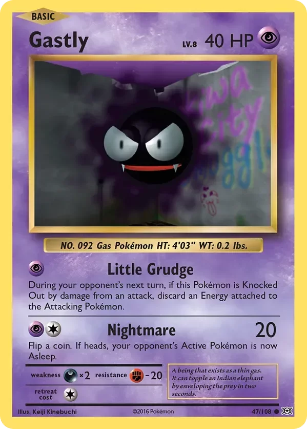 Producto - Gastly - 47/108 - Evolutions