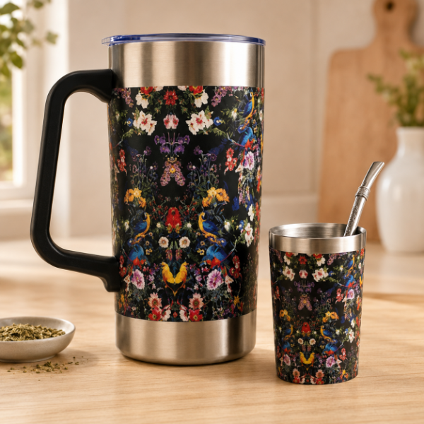 Producto - JARRA DE ACERO PARA TERERE CON MATE 2LTS DISEÑO SURTIDO - 2