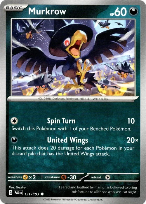 Producto - Murkrow - 131/193 - Paldea Evolved