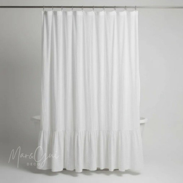 Producto - CORTINA DE BAÑO GASA TUSOR