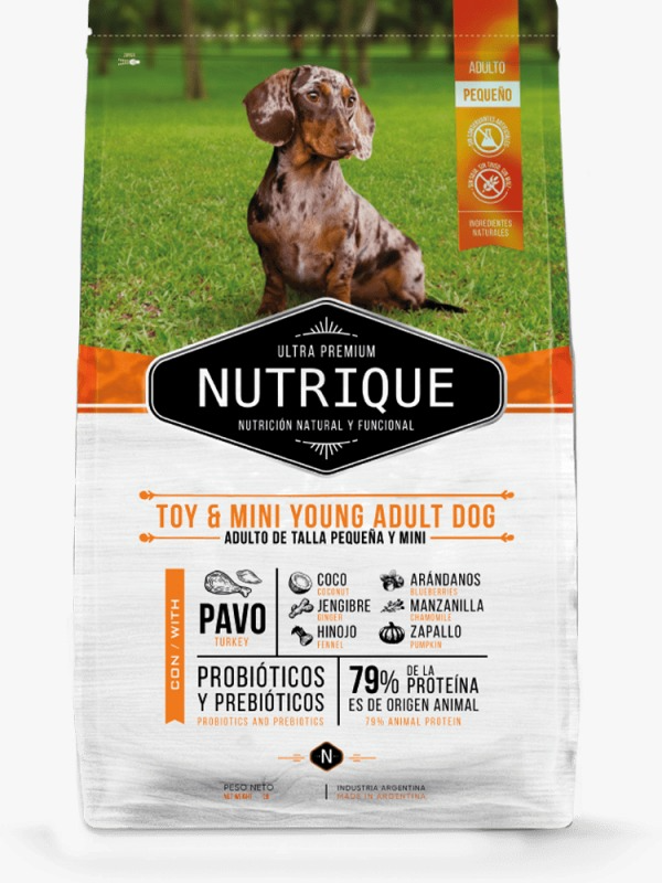 Producto - NUTRIQUE Perro AdultoO Mini Toy x 7.5 Kg