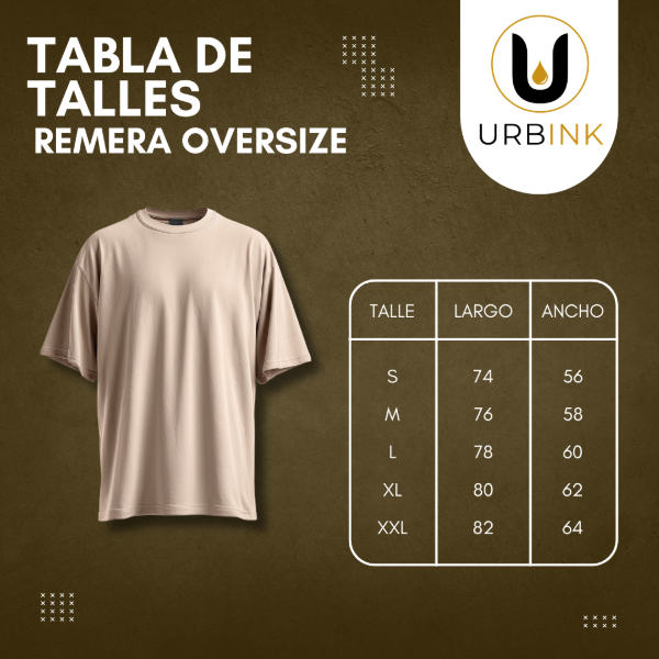 Producto - Remera Argentina Trusher OVERSIZE - 1