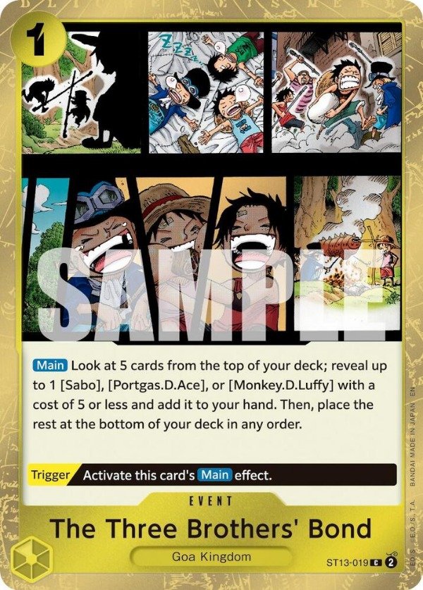 Producto - The Three Brothers' Bond ST13-019