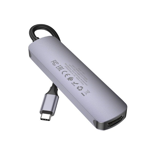 Producto - HOCO -  HB27Hub Tipo C (HDTV+USB3.0+USB2.0+2+PD) - 6