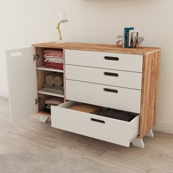 Producto - Comoda Nordica de 1.2 mts de ancho