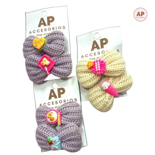 Producto - PAR PICO MOÑO TEJIDO - AC26155