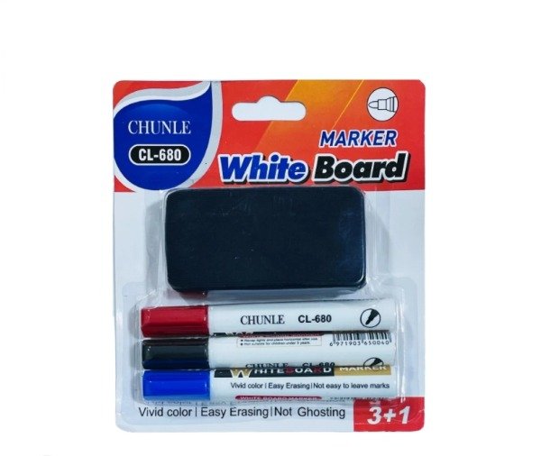 Producto - Marcador Pizarra x3 c/Borrable