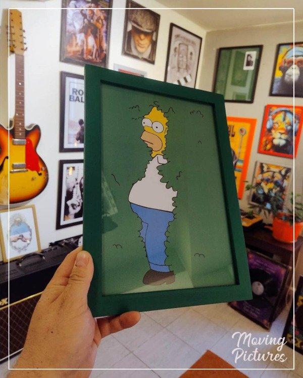 Producto - Cuadro Homero Camuflado