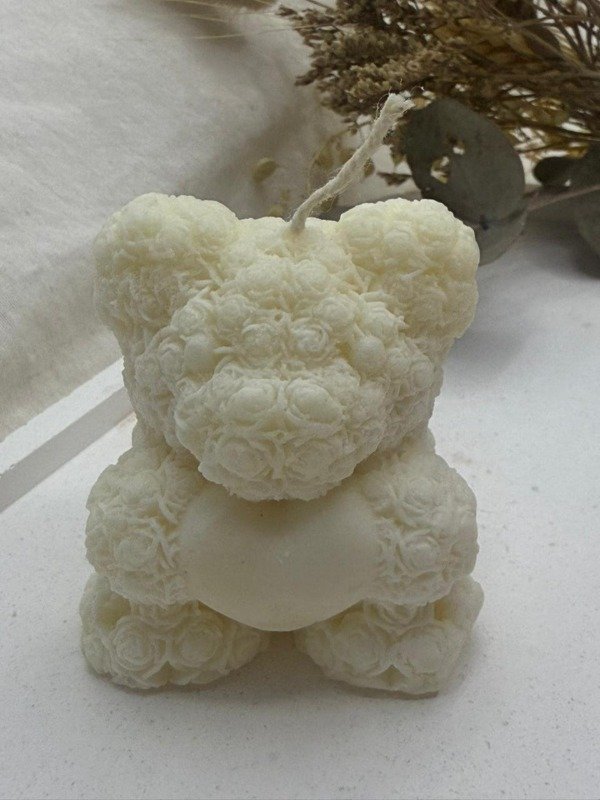 Producto - VELA OSITOS DE ROSAS CON CORAZON