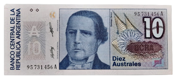 Producto - 10 Australes (Salama - Machinea) Bott.2822 Unc