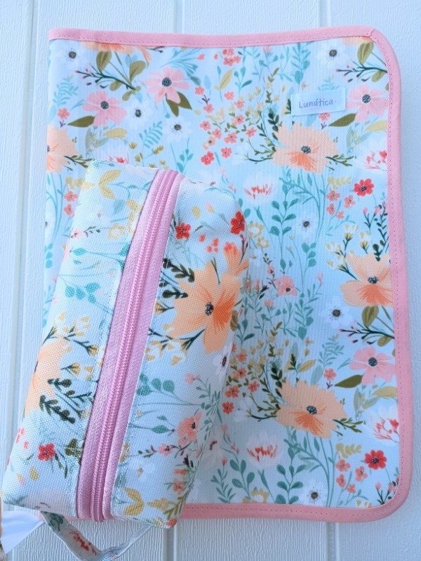 Producto - Kit Estuche A4 + Cartu Jazmín Botánico