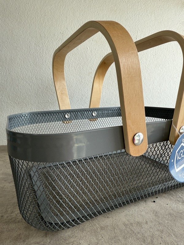Producto - Canasto metálico gris - 0
