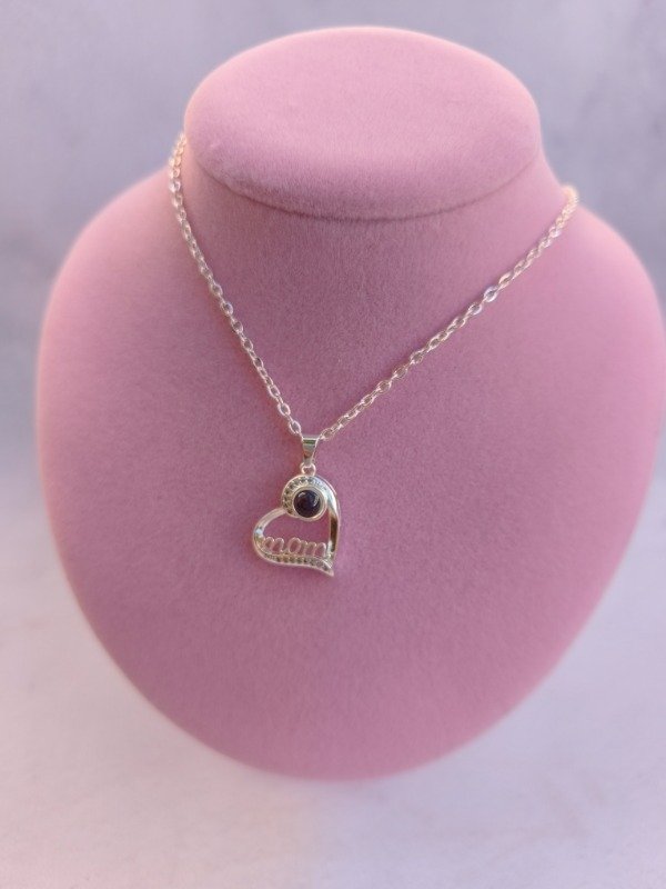 Producto - Collar Te Amo 100 idiomas mamá Blanco - 0