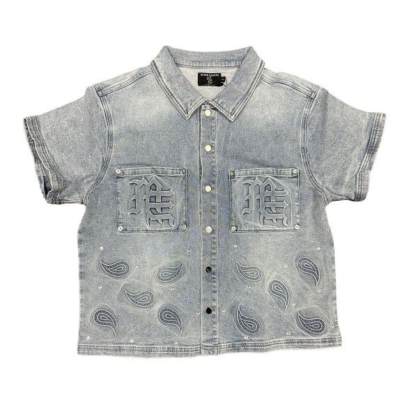 Producto - Paisley Denim Blue Shirt