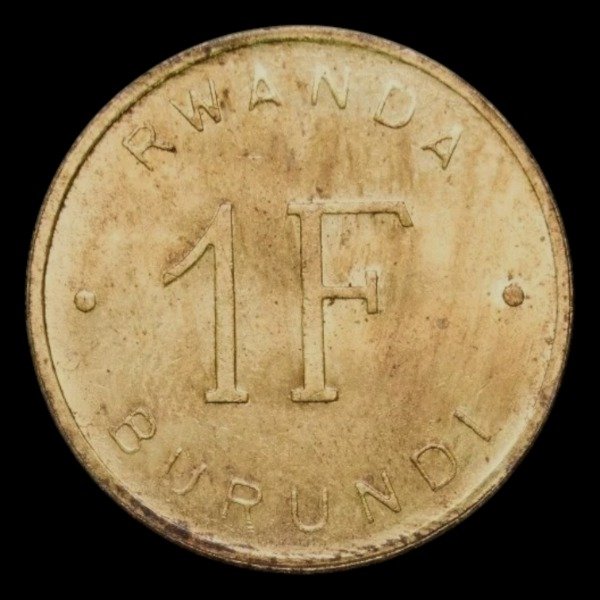 Producto - Rwanda y Burundi (1961) 1 Franco. Dominio Belga - KM#1