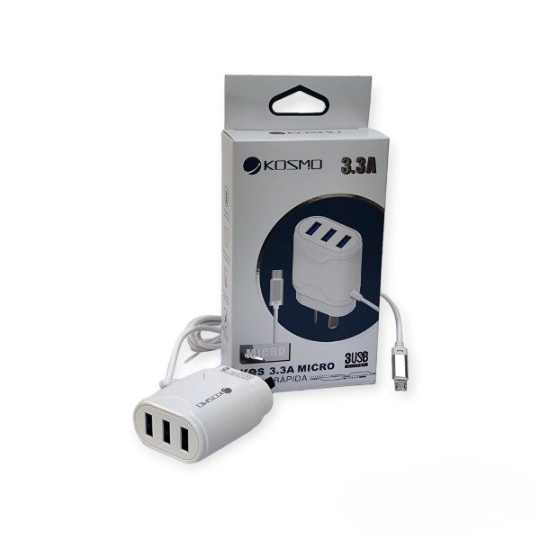 Producto - Cargador KOSMO 3,3A Tipo C