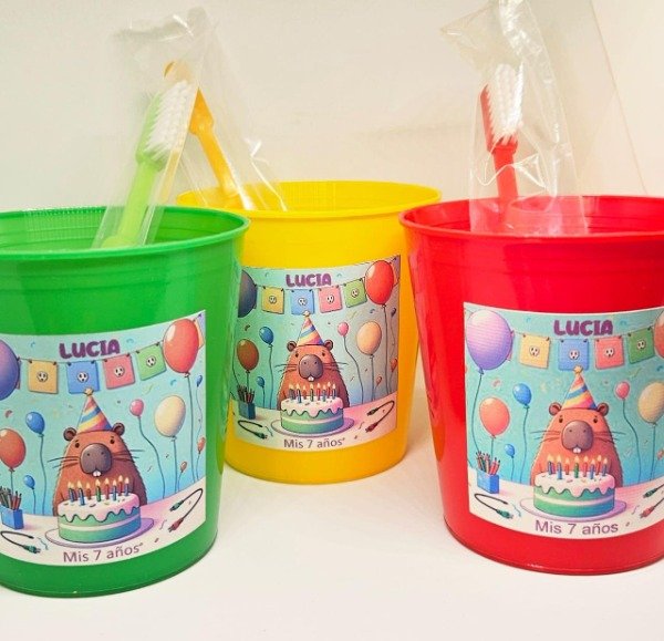 Producto - Vaso con cepillo de dientes - 15