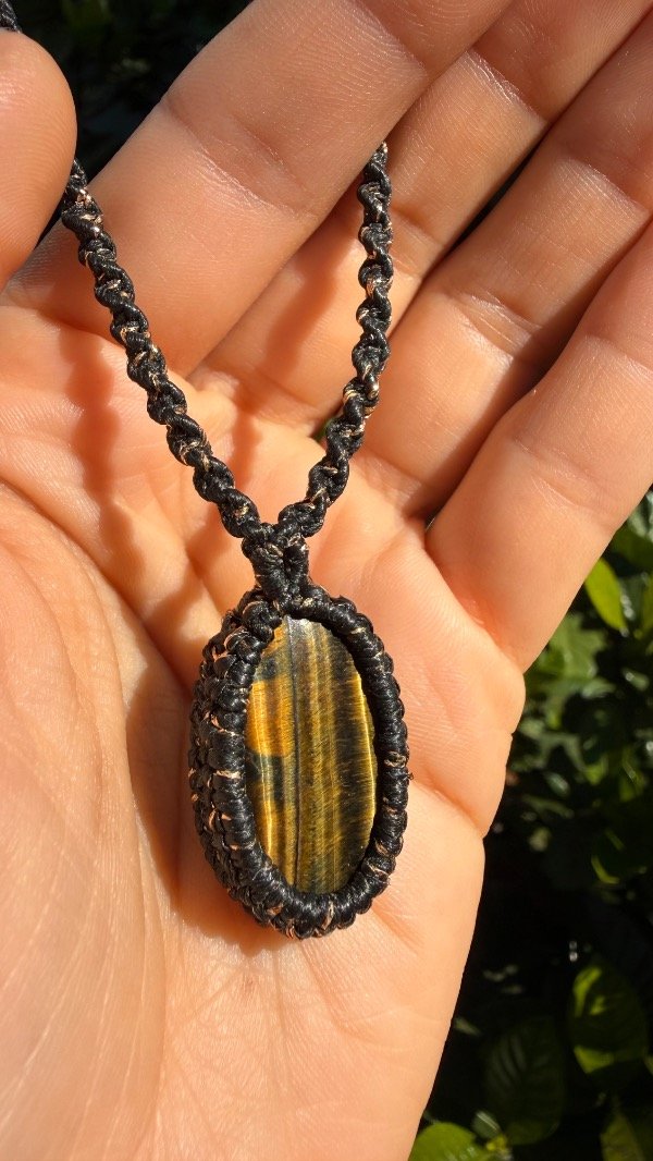 Producto - Collas Amuleto Ojo de Tigre - Poder Personal