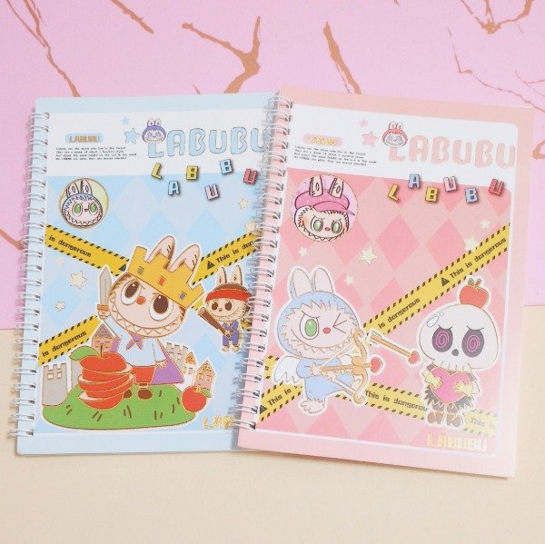 Producto - Cuaderno A5 Anillado Labubu Star