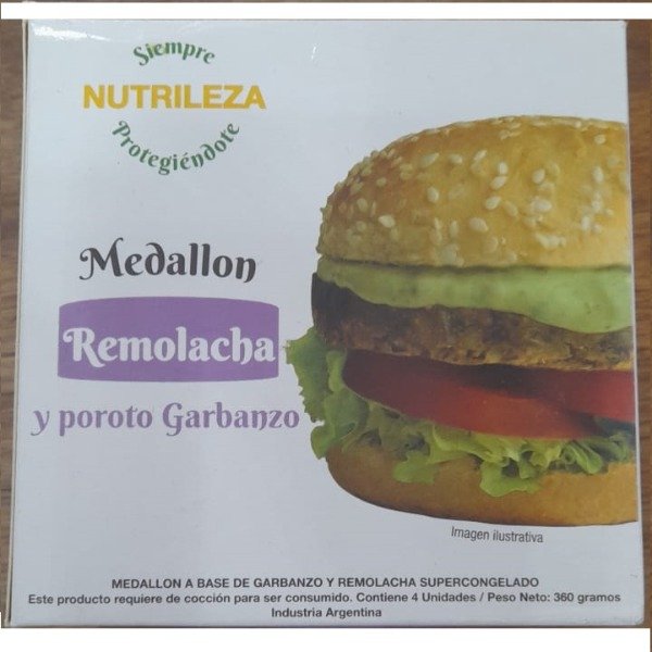 Producto - HAMBURGUESAS REMOLACHA NUTRILEZA x 4