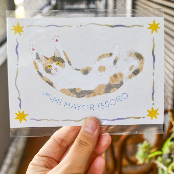 Producto - Postal Tesoro Calicó Claro