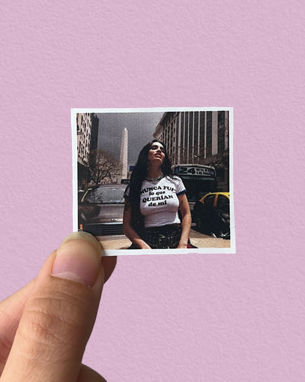 Producto - NO ME IMPORTA #4 - Sticker individual Lali