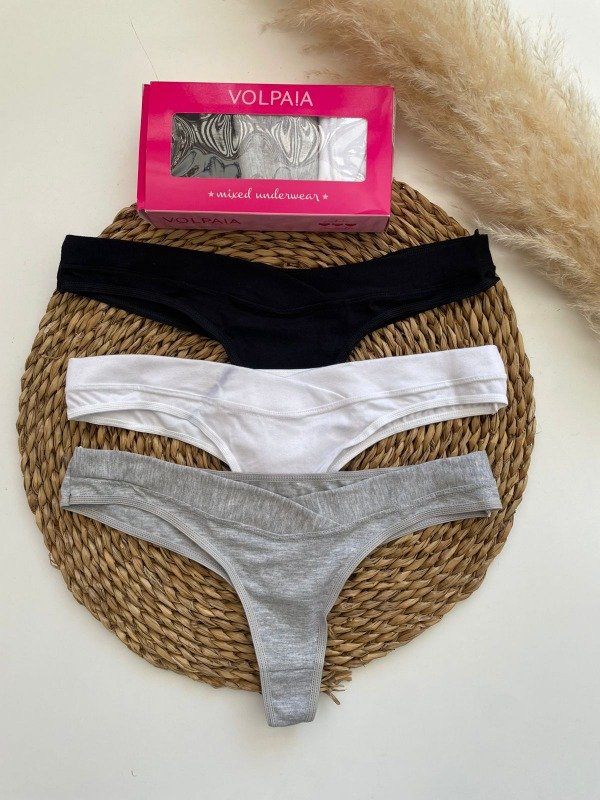 Producto - PACK X3 Colaless Algodón VOLPA!A - COD 3964