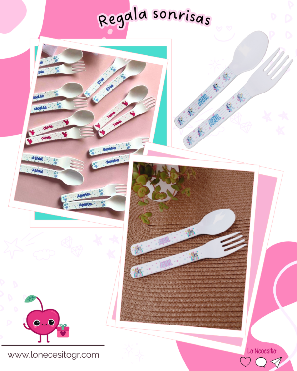 Producto - Tenedor y cuchara souvenir