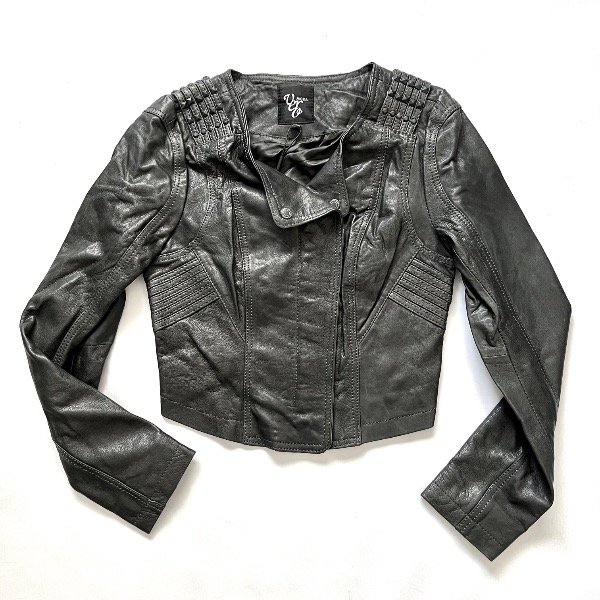 Producto - leather Jacket 0ff Duty green - 1