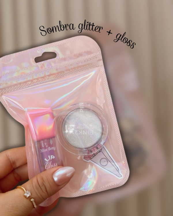 Producto - Combo Beauty/ sombra glitter/ gloss