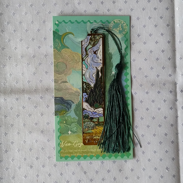 Producto - Señalador Van Gogh - Campo de trigo con cipreses