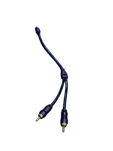 Producto - Rca Cable Rca Y 2 Macho A 1 Hembra Ccs, 0.3M Pin Dorado