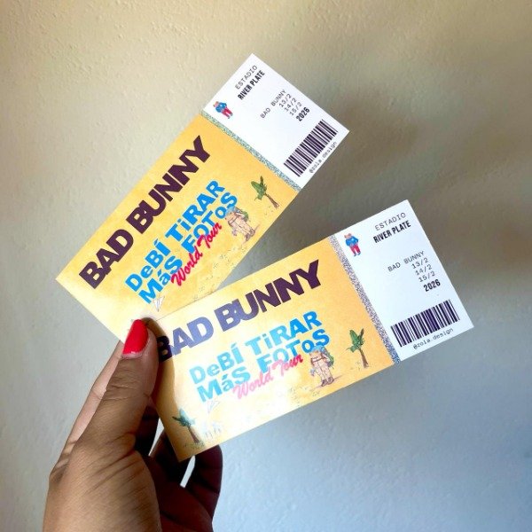 Producto - ENTRADA DE RECUERDO - BAD BUNNY