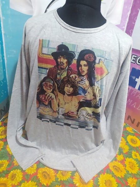Producto - REMERA MANGAS LARGAS  - CLUB DE LOS 27 - POLIESTER TALLE XL - 1