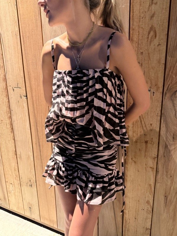 Producto - The reef top zebra / Top de tablas