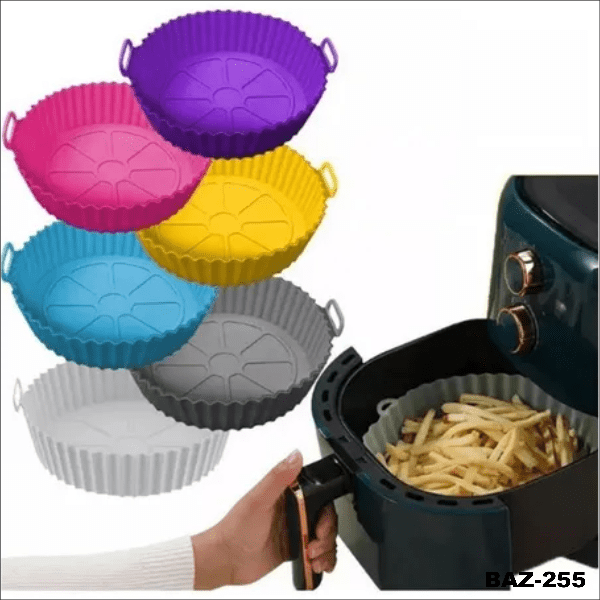 Producto - MOLDE DE SILICONA REDONDO PARA HORNO Y FREIDORAS DE AIRE