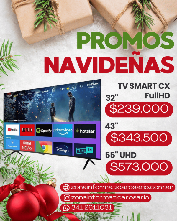 Producto - TV SMART CX 32" 43" 55"