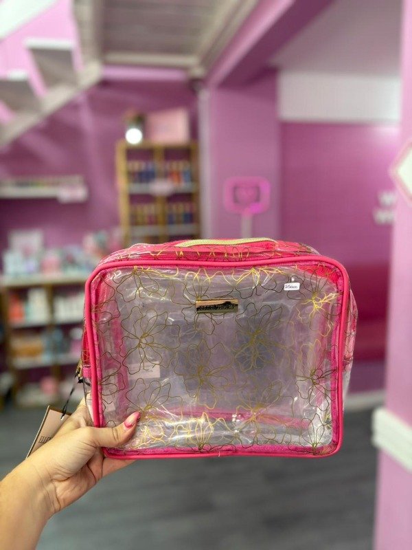 Producto - Neceser transparente con doble cierre