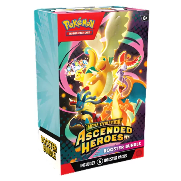 Producto - Ascended Heroes Booster Bundle - 6 Booster Packs - INGLES SELLADO