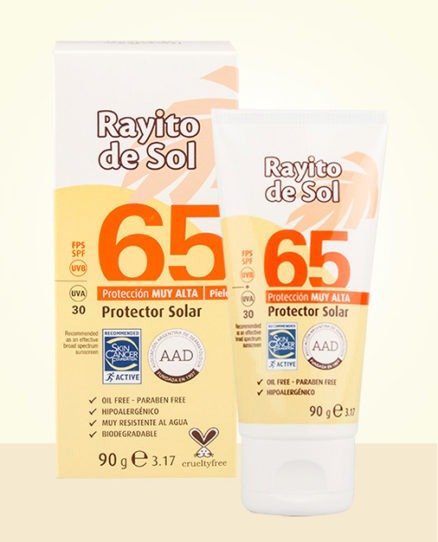 Producto - Protector Solar FPS 65 Pomo G