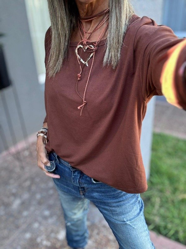 Producto - Remera Vita chocolate