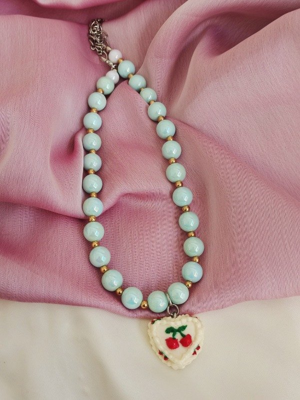 Producto - Collar Marge Celeste