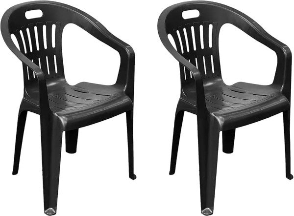 Producto - Silla Plastico Negra.