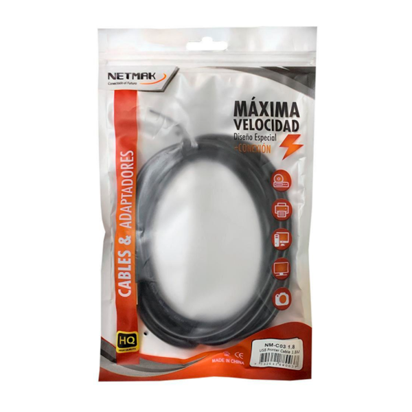Producto - Cable optico  Netmak NM-C03 1.8M - 1