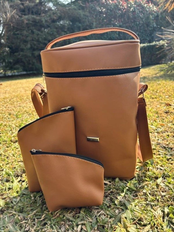 Producto - Morral cuerina + yerbero y azucarera
