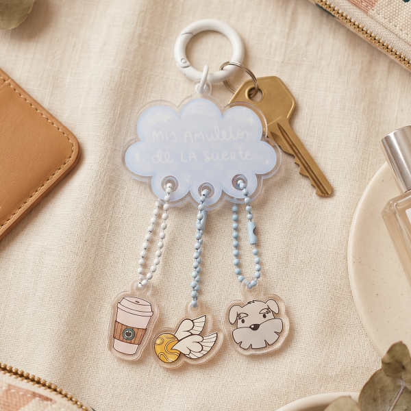 Producto - Nube - Base Charm de la Suerte Personalizable