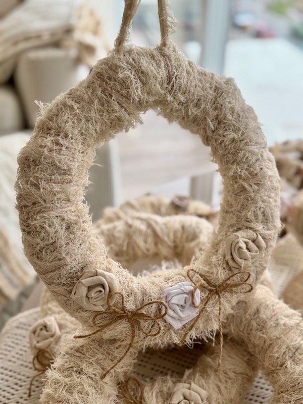 Producto - Corona Navideña Rosas para colgar