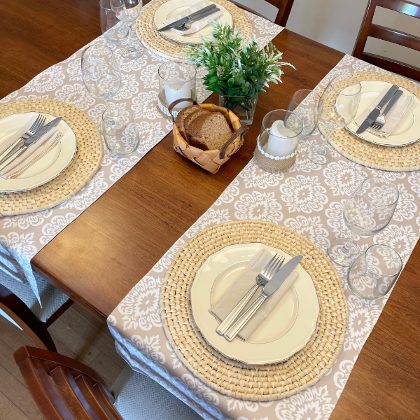 Producto - Camino Impermeable Mandala Beige