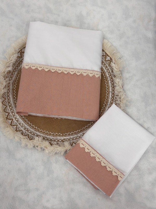 Producto - Sabanas puntilla ROSA VIEJO común/practicuna